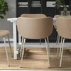 KRYLBO kėdė Ikea 55 x 51 x 75 cm smėlio spalvos valgomojo kėdė