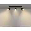Sollux Lighting Lubinis šviestuvas NERO 3 juodas/auksinis
