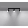 Sollux Lighting Lubinis šviestuvas NERO 3 juodas/chromas