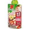Kubuś Mikė Baby mousse, braškių, vanilinio sūrio 9x 100g