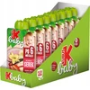Kubuś Mikė Baby mousse, braškių, vanilinio sūrio 9x 100g