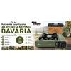Kuchenka przenośna Turystyczna Alpen Camping Bavaria 2000 W žalia dėklas
