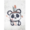 Kupdywan DYWAN ANTYPOŚLIZGOWY PRANIA Panda Indianin 120x170