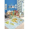 Kupdywan Dywan Dziecięcy MAPA Świata KONTYNENTY ZOO ANTYPOŚLIZGOWY 120x170