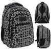 Kuprinė mokyklinė Back Up, 26l, balta/juoda