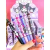 Kuromi Sanrio rašikliai 6 vnt. uždarame dėkle