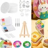 KŪRYBINGAS „Pasidaryk pats“ 3D MAGIC FLUFFY DAŽYMO RINKINYS SU KEMPINĖLIU