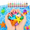 KŪRYBINGAS UGDYMO RINKINYS VAIKAMS, MAGIC GEL, VANDENS FIGURĖLĖS, UV SPALVOS