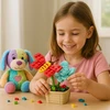 KŪRYBINGI MINI KALULĖLIAI VAIKAMS GĖLĖS GĖLĖS 3D 92 vnt 1039A-2