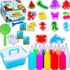 Kūrybingų vaikų edukacinis rinkinys „pasidaryk pats“ gelis „Magic Vanduo Figures Colors“.