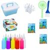Kūrybingų vaikų edukacinis rinkinys „pasidaryk pats“ gelis „Magic Vanduo Figures Colors“.