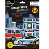 Derform Kūrybinis rinkinys Kidea: 2in1 transporto priemonės (draskyklė ir spalvinimo knygelė)