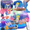 KŪRYBINIS RINKINYS KURTI CRYSTAL TERRARIUM DIY LED LAMP 13 COLORS