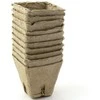 Kvadratiniai vazonėliai daigams 10vnt. LT 6x6x6cm kartoniniai