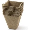 Kvadratiniai vazonėliai daigams 10vnt. LT 8x8x8cm kartoniniai