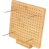 Kvadratinis MEDIENOS Įtempiklis DIDELIS 20X20X15CM NĖRIMO LENTŲ RINKINYS