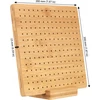 Kvadratinis MEDIENOS Įtempiklis DIDELIS 20X20X15CM NĖRIMO LENTŲ RINKINYS