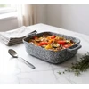 Kvadratinis puodas 28 cm. Granitas Masterpan MP-2110 su dangteliu