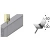 L tipo tvirtinimo pagrindas su inkaru Arras 70x60x100x5.0x200mm karštai cinkuotas