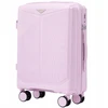 Lagaminas Wings CKT02, S, šviesiai rožinis 55x40x20cm Ryanair ir Wizzair,polipropilenas , TSA spyna