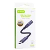 Laidas adapteris D-FRUIT DF126, USB-C - 3,5 mm, juodos sp.