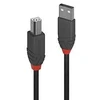 USB Kabelis - LINDY USB 2.0 Type A į Mini-B Laidas, M/M, Didelės Spartos, 2 m, Skaidrus
