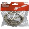 Laidas su elektros kištuku ir jungikliu Zamel 2x0.5mm2 190cm aukso sp.