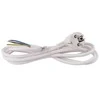 Laidas su kištuku, 2 m, 3G1,5 mm, baltos sp.