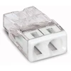 Laidų jungė Wago 2273-203, 3 x 0,5-2,5 mm², 450 V, 5 vnt.