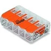 Laidų jungė Wago 221-415/5 5 x 0,02-4 mm², 450 V, 5 vnt.