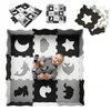 LAIKOMASIS PUTOLOLIS KILIMAS Happy Kiddo Puzzle maniežas Floor 34 vnt 126 cm