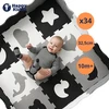 LAIKOMASIS PUTOLOLIS KILIMAS Happy Kiddo Puzzle maniežas Floor 34 vnt 126 cm