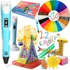 Lamex TUŠKINIS 3D SPAUSDINTUVAS VAIKAMS / MEGA SET FILAMENT COLOR Įdėklai 210M