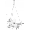 Lampa dziecięca samolot CLIPPER 1042314 Hellux
