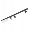 Lubinis šviestuvas Lampa sufitowa listwa TK-Lighting Vox VI 3xGU10 3xG9 Juodai Balta 159 cm