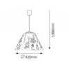 Lampa sufitowa Rabalux E27 rožinė