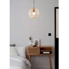Lampa wisząca GoodHome Dacite 1 x 40 W E27 28 cm jasny bambus