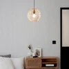 Lampa wisząca GoodHome Dacite 1 x 40 W E27 28 cm jasny bambus