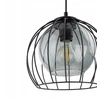 Lampa Wisząca Tk Lighting UNIVERSO juoda druciany klosz 26cm Grafitowy