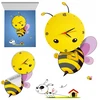 Lampka dziecięca BEE LED CLOCK 0,6W LED Milagro
