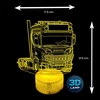 Lampka nocna ciężarówka Scania 3D LAMP LED