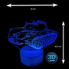 Lampka nocna Czołg 3D LAMP LED