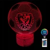Lampka nocna piłka nożna WKS Śląsk Wrocław 3D LAMP LED