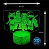 Lampka nocna Roblox 3D LAMP LED