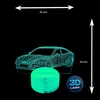 Lampka nocna Samochód Audi 3D LAMP LED