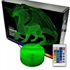 Lampka nocna Smok 3D LAMP LED