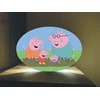 Lampka ścienna ŚWINKA PEPPA rodzina pilot opcja