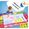 Landtoys Didelis vandens kilimėlis piešimui ir tapybai vandeniu vaikams XXL Priedai +2 žymekliai