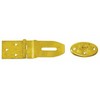 Lankstas su užraktu DMX ZZP 25, 75 x 25 x 25 x 1,5 mm, geltonai cinkuotas