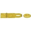 DMX Lankstas su užraktu ZZK 75, 175 x 75 x 55 x 2,0 mm, geltonai cinkuotas